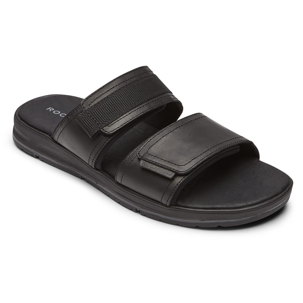 Rockport Slides For Mens Black - Lucky Bay Dress - QB4629053